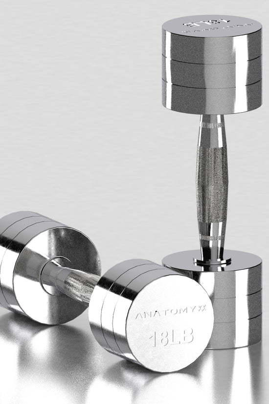 Chrome Round Dumbbell 2LB - 20LB Set