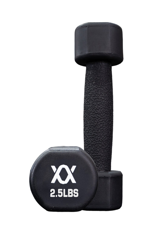 TPU coated Dumbbells 2.5lbs - 25lbs Set