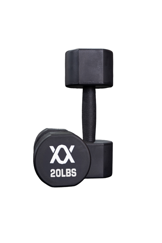TPU coated Dumbbells 2.5lbs - 25lbs Set
