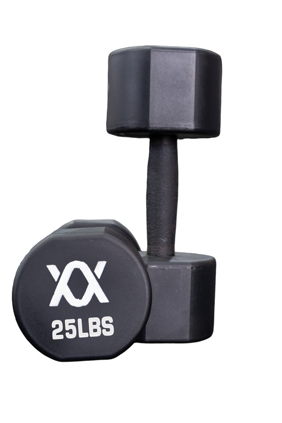 TPU coated Dumbbells 2.5lbs - 25lbs Set