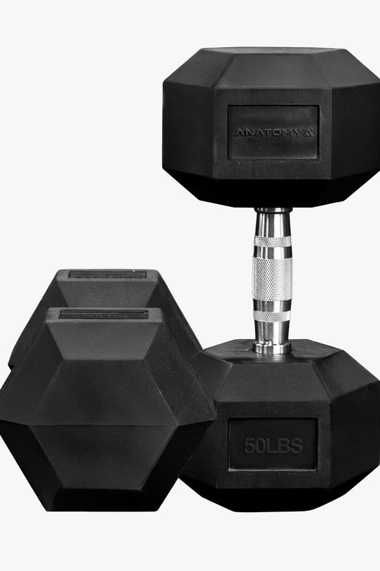Anatomy Hex rubber coated dumbbell Pair