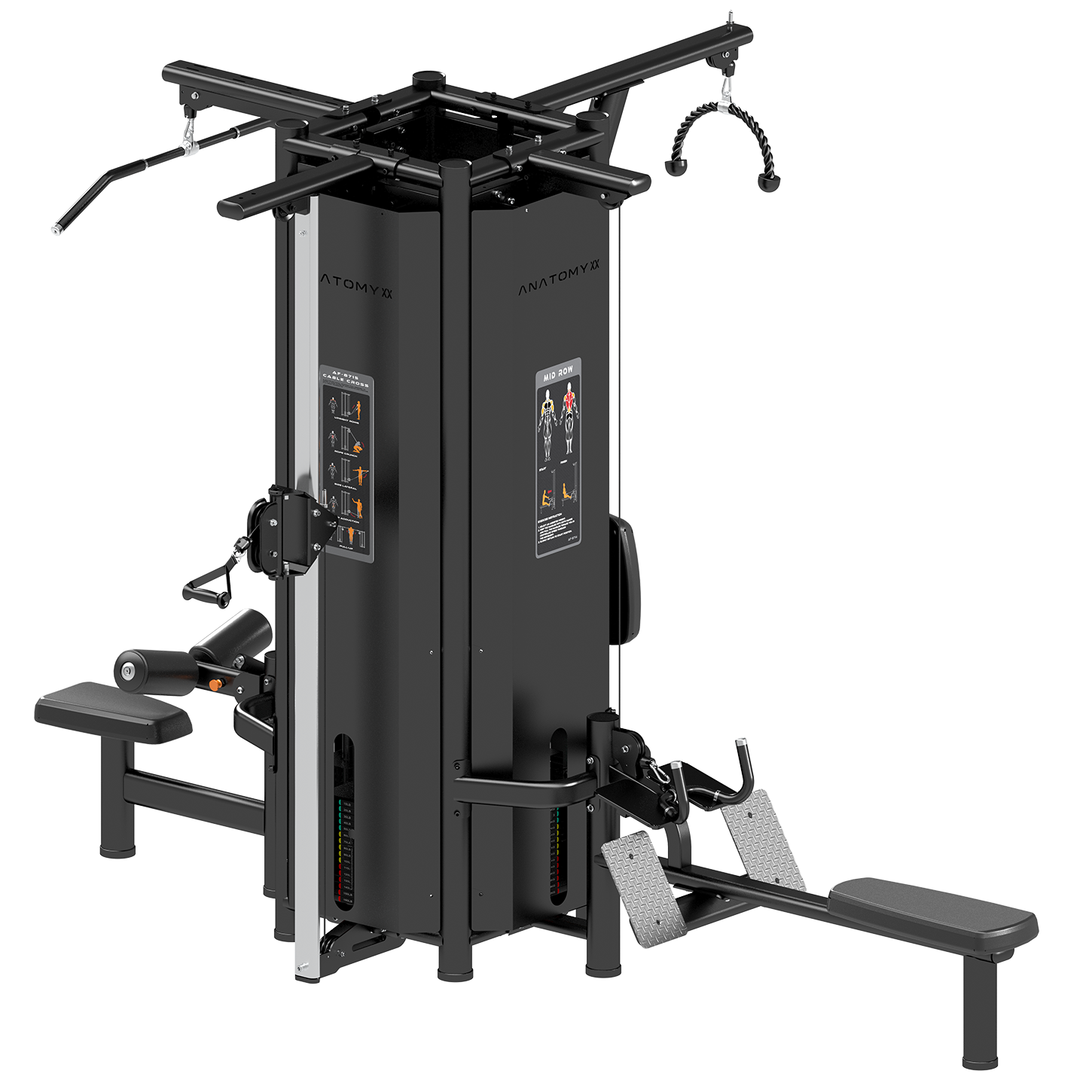 Stack Exercise Magazine Anatomy 4 Stack Multi Station - Pinloaded – Anatomy Fitness Co