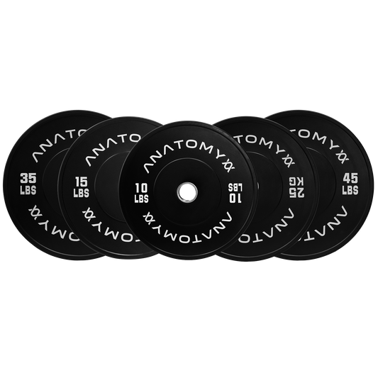 Anatomy Black Rubber Bumper weight Plates
