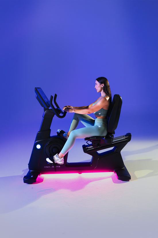 VELTRIX RECUMBENT CYCLE - LED SCREEN MONITOR