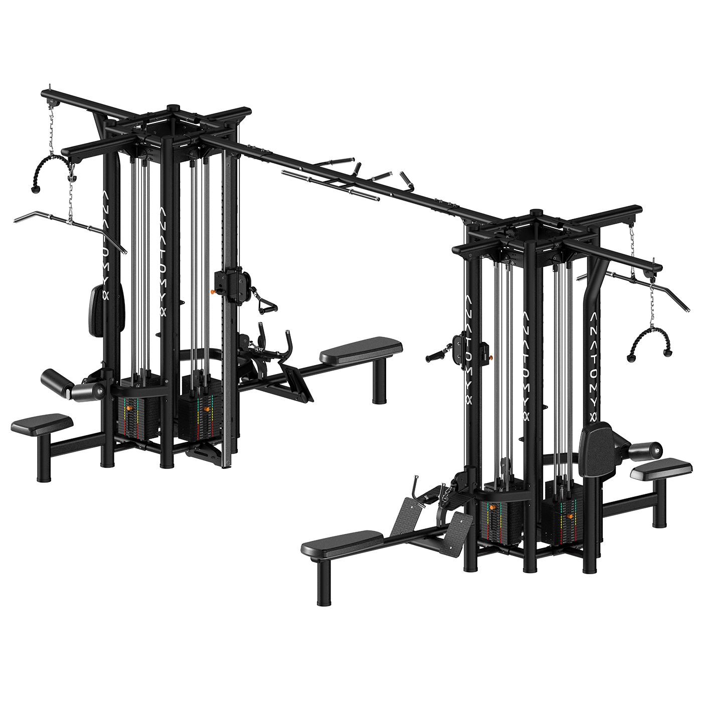 Anatomy 8 Stack Multi Station USA | Pin loaded Gym Equipment – Anatomy ...