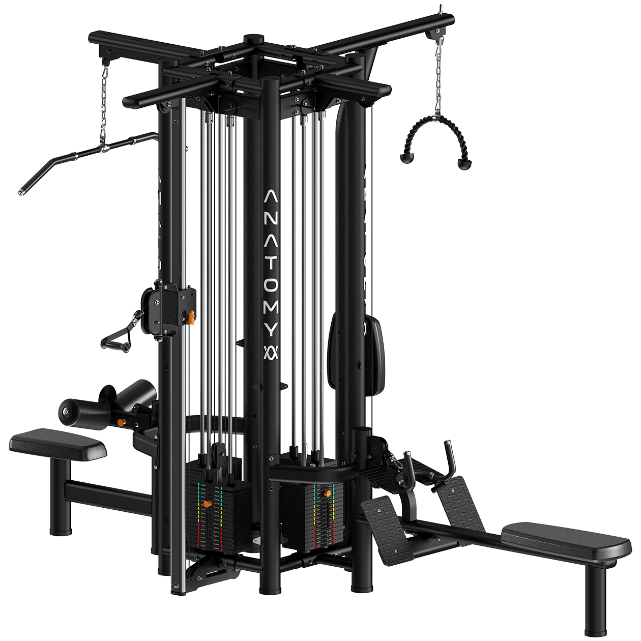 Stack Loaded Machines Anatomy 4 Stack Multi Station Pin loaded | Commercial Gym Equipment ...