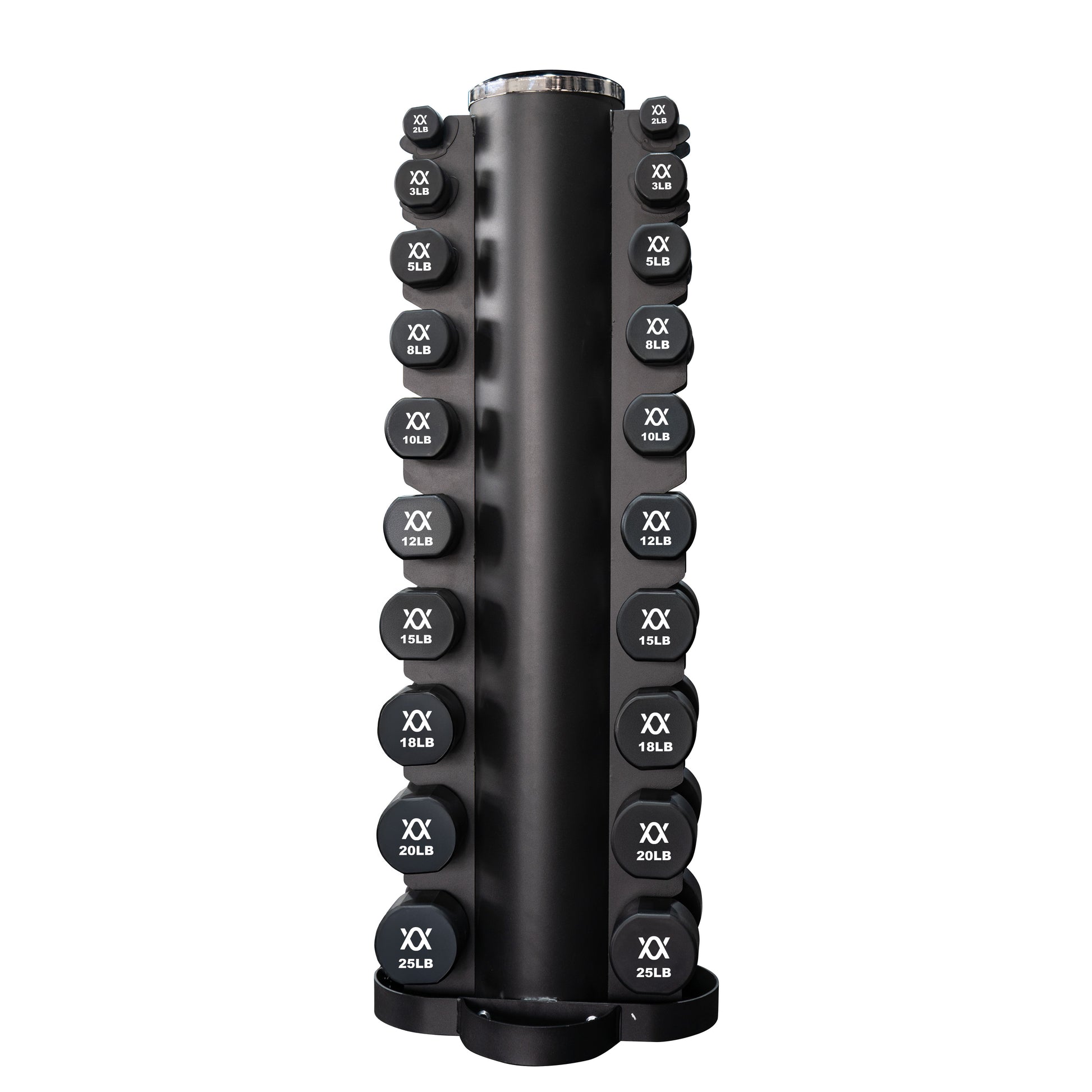 TPU coated Dumbbells 2lb - 25lb Set