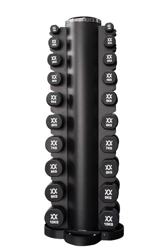 TPU coated Dumbbells 2.5lbs - 25lbs Set