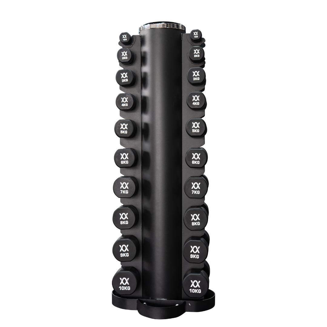 Anatomy vertical dumbbell rack