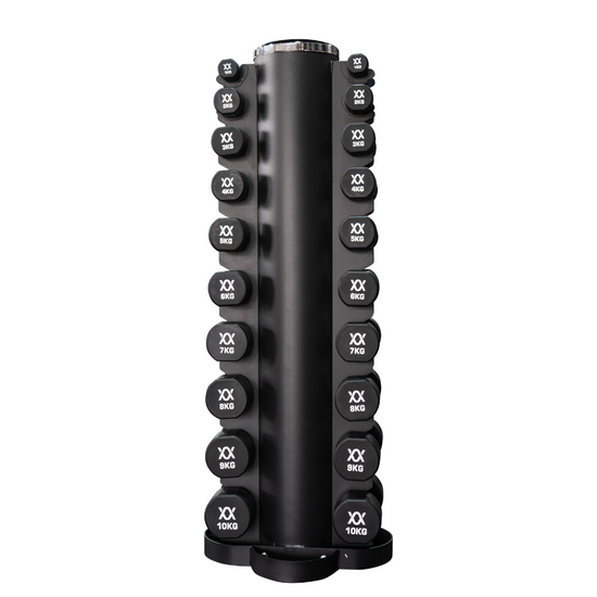 Anatomy vertical dumbbell rack