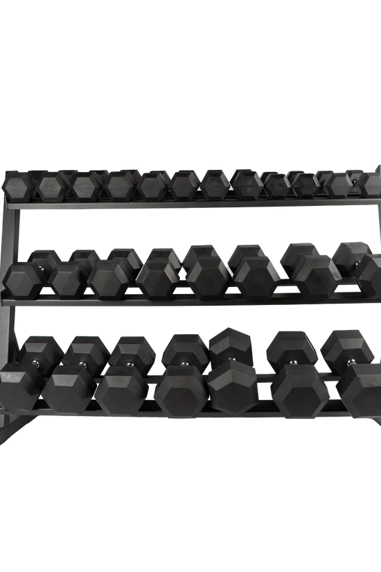 Anatomy 3 Tier Hex Dumbbell Rack
