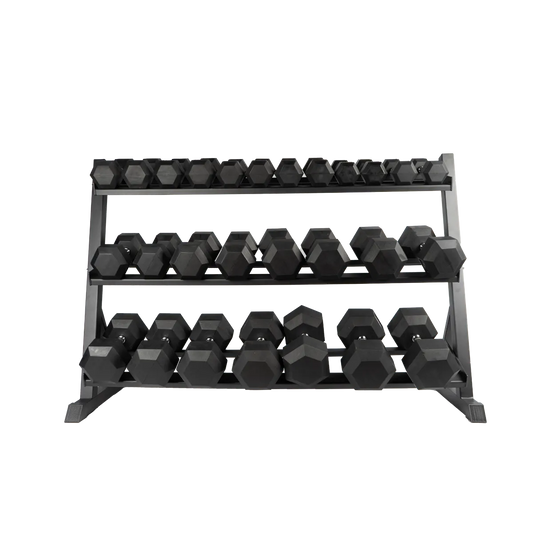 Anatomy 3 Tier Hex Dumbbell Rack