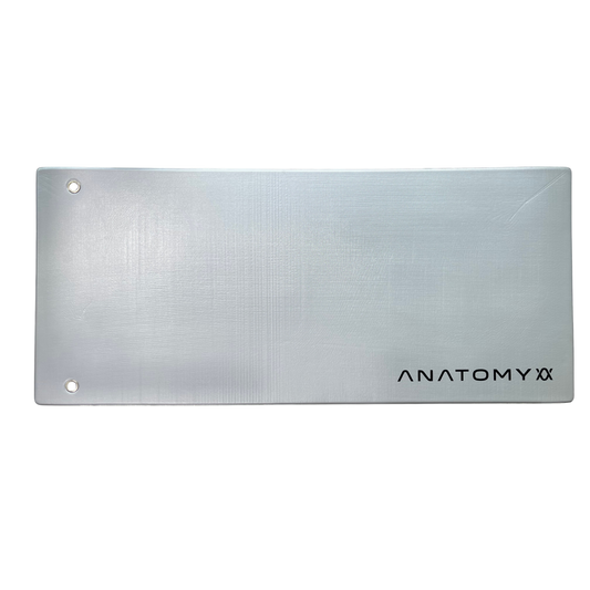 Anatomy Exercise mat with grommets