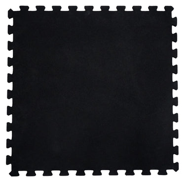 Anatomy Interlocking Granulate Rubber Tiles 1M*1M*12MM Black
